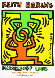Haring, Keith - 1988 - Galerie Hans Mayer Düsseldorf (Kopfstand)