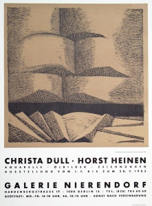Heinen, Horst & Düll, Chrsita - 1985 - Galerie Nierendorf