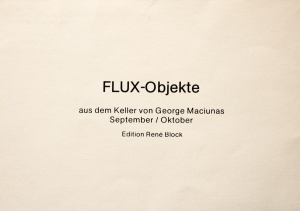 Maciunas, George - o.J. - Flux-Objekte