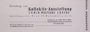 Erbens, Erwin Wolfgang - 1952 - Wien