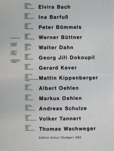 Kippenberger, Martin - 1983 - Edition Schurr Stuttgart (13 Künstler aus Deutschland)