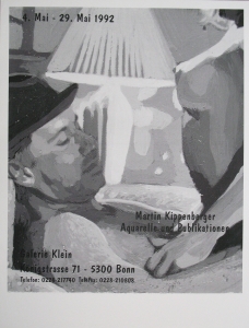 Kippenberger, Martin - 1992 - Galerie Erhard Klein Bonn (Aquarelle und Publikationen)