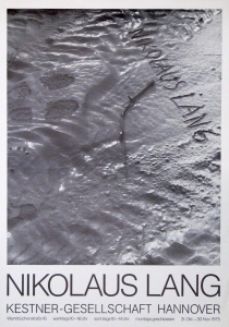 Lang, Nikolaus - 1975 - Kestner-Gesellschaft  Hannover