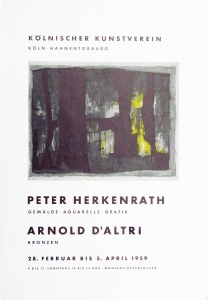 Herkenrath, Peter - 1959 - Kölnischer Kunstverein