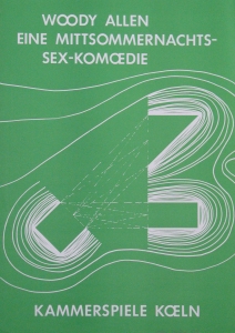 Gutbub, Edgar - 1988 - Kammerspiele Köln  (Woody Allen, Eine Mittsommernachts-Sex-Kommödie)