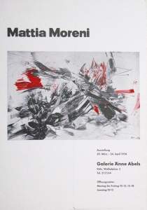 Moreni, Mattia - 1958 - Galerie Änne Abels Köln