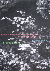 Moser, Claudio - 2000 - Kunstverein Schaffhausen