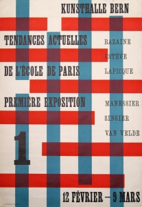 Flückiger, Adolf - 1952 - Kunsthalle Bern (École de Paris)