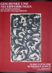 Pollock, Jackson - 1988 - Kunsthaus Zürich
