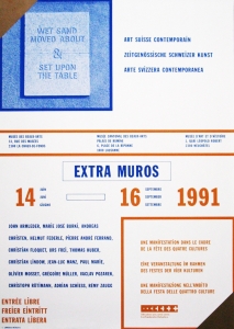 Weiner, Lawrence - 1991 - Musée des Beaux-Arts Chaux de Fonds/ Lausanne / Neuchatel (Zeitgenössische Schweizer Kunst)