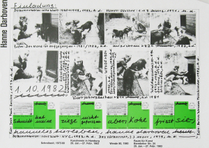 Darboven, Hanne - 1983 - Kunstverein Hamburg (Schreibzeit - Einladung)