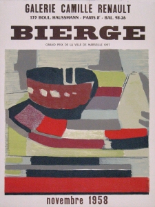Bierge, Roland - 1958 - Galerie Camille Renault Paris
