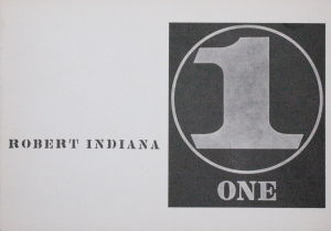 Indiana, Robert - 1966 - Galerie Schmela Düsseldorf (number paintings - Einladung)