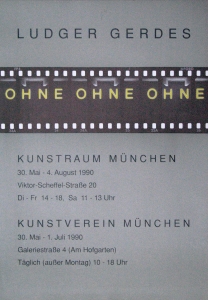 Gerdes, Ludger - 1990 - Kunstverein / Kunstraum München