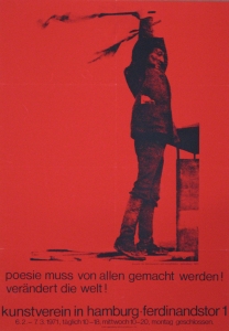 Anonym - 1971 - Kunstverein in Hamburg (Verändert die Welt! Poesie muss von allen gemacht werden! / Arseny Avraamov)