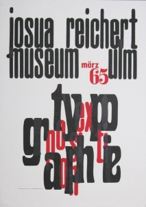 Reichert, Josua - 1965 - Museum Ulm (typographie)