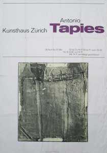 Tàpies, Antoni - 1962 - Kunsthaus Zürich