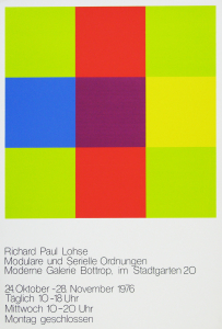 Lohse, Richard Paul - 1976 - Moderne Galerie Bottrop