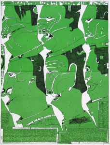 Janssen, Horst - 1969 - Bilderbogen Über die Traurigkeit und Hoffnung, Blatt 5
