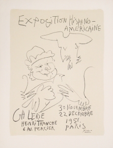 Picasso, Pablo - 1951 - Galerie Tronche Paris (Exposition Hispano-Americaine)