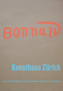 Bill, Max - 1949 - Kunsthaus Zürich (Bonnard)