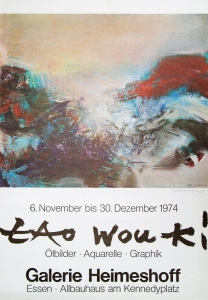 Wou-Ki, Zao - 1974 - Galerie Heimeshoff Essen