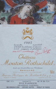 Delvaux, Paul - 1985 - Chateau Mouton Rothschild (Etikett)