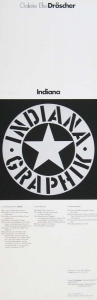 Indiana, Robert - 1971 - Galerie Elke Dröscher Hamburg (Indiana Graphik)