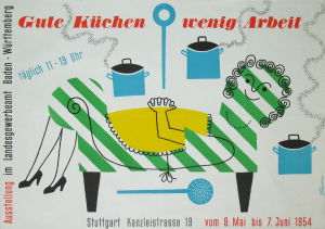 Schweiss, Hans - 1954 - Landesgewerbeamt Baden-Württemberg Stuttgart (Gute Küchen wenig Arbeit)