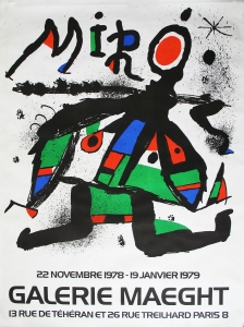 Miró, Joan - 1978 - Galerie Maeght Paris