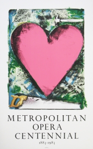 Dine, Jim - 1983 - Metropolitan Opera Centennial (A Heart at the Opera)
