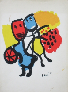 Appel, Karel - 1967 - Speise- und Einladungskarte