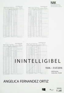 Ortiz, Angelica Fernandez - 2016 - Neuer Aachener Kunstverein (Inintelligibel)
