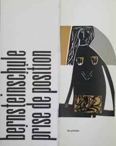 Grieshaber, HAP - 1952 - bernsteinschule (prise de position)