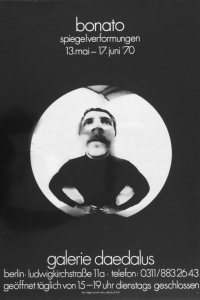Bonato, Victor - 1970 - Galerie Daedalus Berlin (Spiegelverformungen)