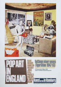 Hamilton, Richard - 1976 - Kunstverein in Hamburg (POP ART IN ENGLAND / Just What Is It That Makes Todays Homes So Different, So Appealing?)
