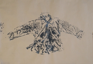 Maubrey, Benoit - 1982 - galerie no name Berlin (projekt berlin  - the running painting)