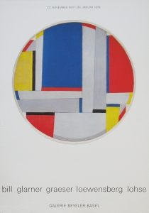 Glarner, Fritz - 1977 - Galerie Beyeler Basel (bill - glarner - graeser - loewensberg - lohse)