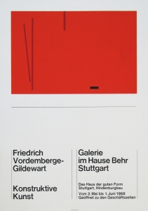 Vordemberge-Gildewart, Friedrich - 1968 - Galerie im Hause Behr Stuttgart
