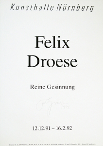 Droese, Felix - 1991 - Kunsthalle Nürnberg