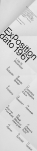 Mack, Heinz - 1961 - Galerie dato Frankfurt (ExPosition)