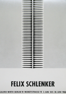Schlenker, Felix - 1966 - Galerie Wirth Berlin