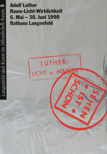 Luther, Adolf - 1990 - Rathaus Langenfeld (SEHEN IST SCHÖN)
