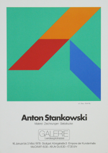 Stankowski, Anton - 1978 - Galerie Landesgirokasse Stuttgart (Malerei Zeichnungen Siebdrucke)