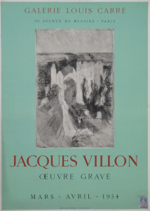 Villon, Jacques - 1954 - Galerie Louis Carré