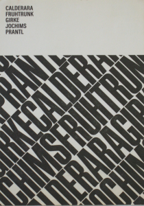 Fruhtrunk, Günter - 1969 - Galerie Der Spiegel Köln (Calderara - Fruhtrunk - Girke - Jochims - Prantl / Einladung)