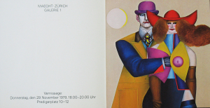 Lindner, Richard - 1979 - Galerie Maeght Zürich (Einladung)