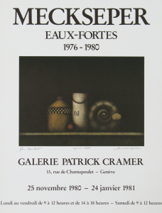 Meckseper, Friedrich - 1980 - Galerie Patrick Cramer Genéve