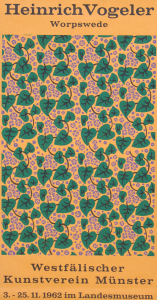Vogeler, Heinrich - 1962 - Westfälischer Kunstverein Münster (Heinrich Vogeler - Worpswede / Plakat und Katalog)
