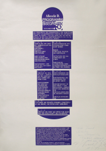 Albrecht/d. - 1972 - Programm documenta 6